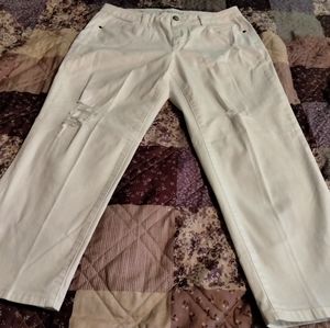 Lane Bryant Distressed Cropped Jeans